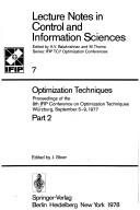Optimization techniques