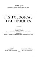 Histological techniques