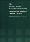 Seventeenth report of Session 2005-06