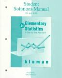 Student Solutions Manual for use with Elementary Statistics