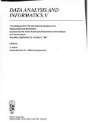 Data analysis and informatics, IV