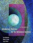 Study guide to accompany Introductory statistics for the behavioral sciences, fifth edition, by Joan Welkowitz, Robert B. Ewen, and Jacob Cohen