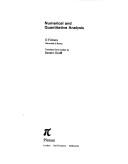 Numerical and quantitative analysis