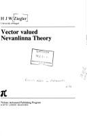 Vector valued Nevanlinna theory