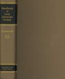 Handbook of Latin American Studies, Volume 62