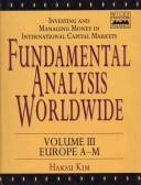 Fundamental Analysis Worldwide - Investing & Managing Money in International Capital Markets V 1 Financial Statement Analysis D3