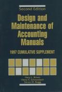 Design and maintenance of accounting manuals