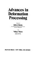 Advances in Deformation Processing