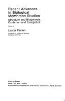 Recent advances in biological membrane studies