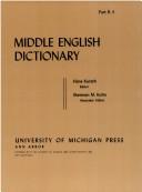 Middle English Dictionary (Volume B.4)