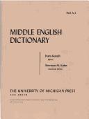 Middle English Dictionary (Volume A.2)