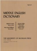 Middle English Dictionary (Volume S.11)