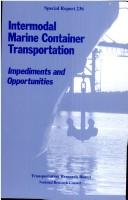 Intermodal marine container transportation