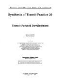 Transit-focused development (Synthesis of transit practice)