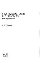 Yeats, Eliot and R.S.Thomas