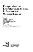 Perspectives on literature and society in Eastern and Western Europe