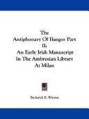 The Antiphonary Of Bangor Part II