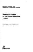 Higher Education in the United Kingdom, 1991-92