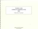 Maryland Crime in Perspective 2001