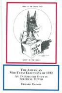 The American Mid-Term Elections of 1922