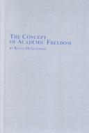 The Concept of Academic Freedom (Mellen Studies in Education)