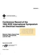 Conference Record of the 1944 IEEE International Symposium on Electrical Insulation
