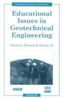 Educational issues in geotechnical engineering