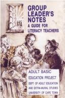 Group Leader's Notes (AfricaSouth Learners)