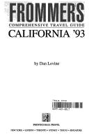 California (Frommer's Comprehensive Travel Guides)