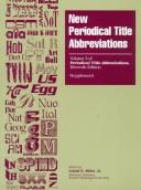 New Periodical Title Abbreviations