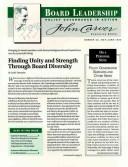 Board Leadership, No. 43, 1999 (J-B BL Single Issue                                                        Board Leadership Journal)