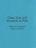 Class size and students at risk