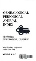 Genealogical Periodical Annual Index