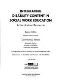 Integrating Disability Content in Social Work Education