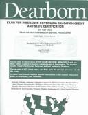 Business Insurance: Multiple-Choise Correspondence Exam Course No