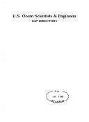 U.S. Ocean Scientists & Engineers Directory, 1987
