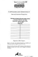 Asian and American Perspectives on Capitalism and Democracy