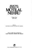 Selected works of Motilal Nehru