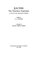 Racism the Australian Experience, Black Versus White
