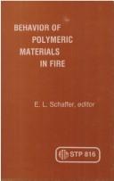 Behavior of Polymeric Materials in Fire - Stp 816