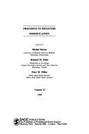 Progress in Behavior Modification