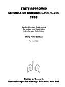 State-Approved Schools of Nursing, L.P.N./L.V.N., 1989
