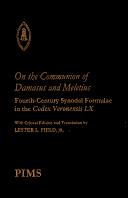 On the communion of Damasus and Meletius