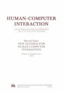 New Agendas for Human-Computer Interaction