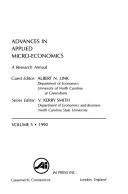Advances in Applied Micro-Economics