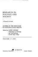 Research in Politics and Society