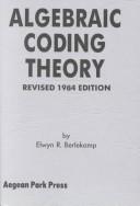 Algebraic coding theory