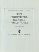Ten Eighteenth-Century Voluntaries (Recent Researches in the Music of the Baroque Era, Vol 6)