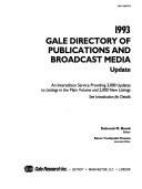 Gale Directory of Publications and Broadcast Media, 1993 (With Update)