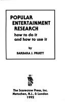 Popular Entertainment Research